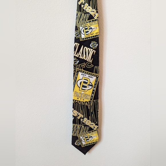 Vintage 1993 Green Bay Packers Tie - Picture 1 of 7